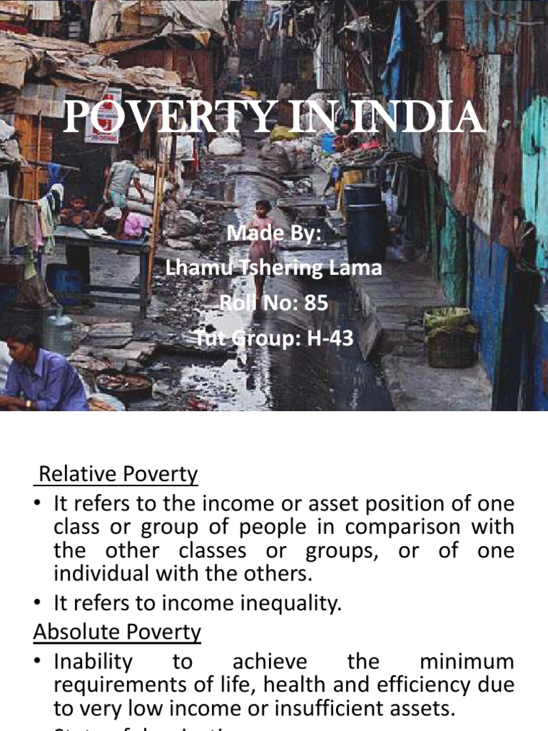 Understanding Poverty in India | PDF | Policy | Economy Of India