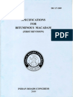 IRC-027-2009-SPECIFICATION FOR BITUMINOUS MACADAM-R1.pdf