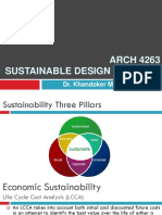 ARCH 4263 Sustainable Design Methods: Dr. Khandoker Mahfuz Ud Darain