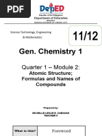 G11 Module 1 in General Chemistry 1 PDF | PDF | Mixture | Filtration