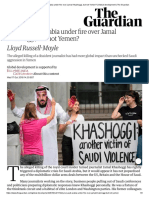 Why Is Saudi Arabia Under Fire Over Jamal Khashoggi, But Not Yemen - Global Development - The Guardian