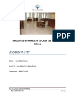 Advanced Mooting Skills Assignment