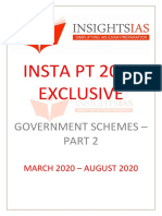 INSTA PT 2020 Exclusive Government Schemes Part 2 PDF