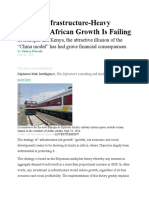China Africa Infrastructure Model Fail