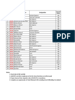 100-Dams List of Staff Left (Till July, 2020)