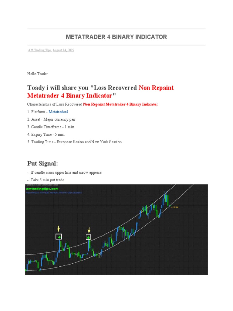 Metatrader 4 Binary Indicator | PDF