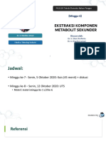 5 PG2105 - Teknik Ekstraksi Bahan Pangan - Komponen Minor 2020