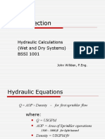 Fire Protection Hydraulic Calculations