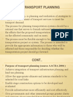 CH 2 Transport Planning