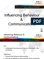 Influencing Behaviour Communications