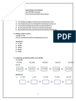 Math Booklet Year 4 - Print