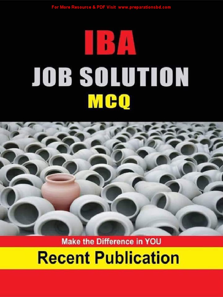 IBA Job Solution Resources PDF | PDF | Computer File Formats