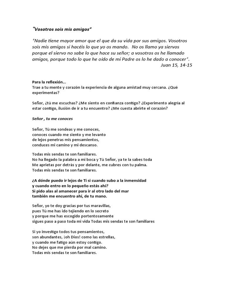 La amistad y la oración con Dios | PDF | Oración | Amor