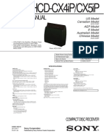 Service Manual: HCD-CX4iP/CX5iP