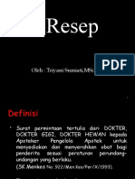 RESEP DOKTER