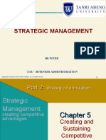4th Week - Strategic Management