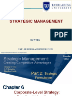 5th Week - Strategic Management