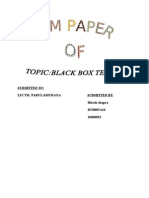 TESTING TERM PAPERblackboxtest