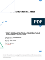 A. Electrochemical Cells