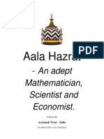 Aala Hazrat - An Adept Mathematician, Scientist and Economist