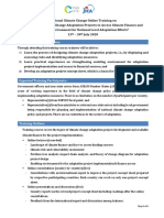 1) Climate Finance Program 