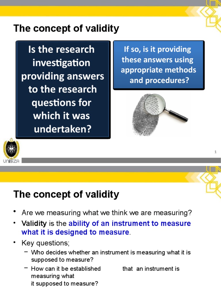 Is The Research Investigation Providing Answers To The Research ...