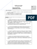 CONTROL DE LECTURA Henri Acselrad, "Sustentabilidad y Ciudad"