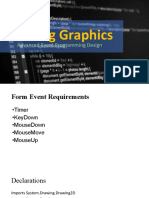 Drawing Graphics: Advanced Event Programming Design