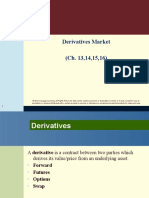 Derivatives Market (Ch. 13,14,15,16)