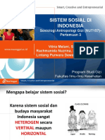 Pertemuan 3-SOSIOLOGI ANTROPOLOGI GIZI-NUT157-SISTEM SOSIAL