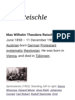 Max Reischle - Austrian-German Theologian