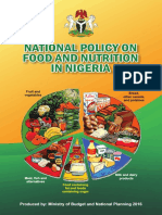 National Policy On Food and Nutrition 2016 PDF