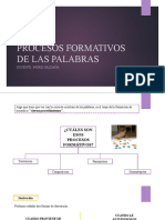 SESIÓN 05 FORMACIÓN DE PALABRAS