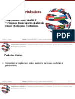 3 - Tema - Tarptautines Rinkos Analize Ir Vertinimas. Imones PDF