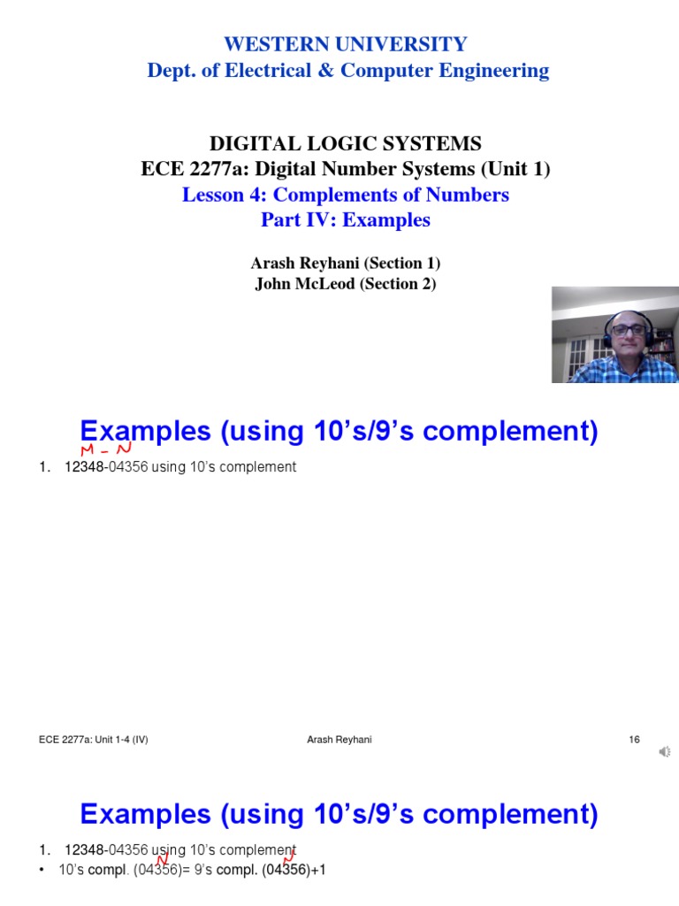 ECE2277a Unit+1 L4 IV PDF | PDF | Subtraction | Electrical Engineering