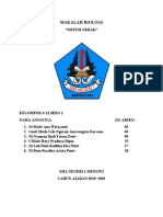 MAKALAH BIOLOGI Sistem Gerak