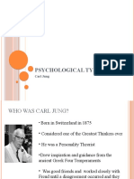 Psychological Types: Carl Jung