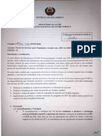 Pacote de Serviços para PVHIV No Âmbito Do COVID19