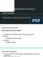 Lung Cancer Among African Americans in South Carolina