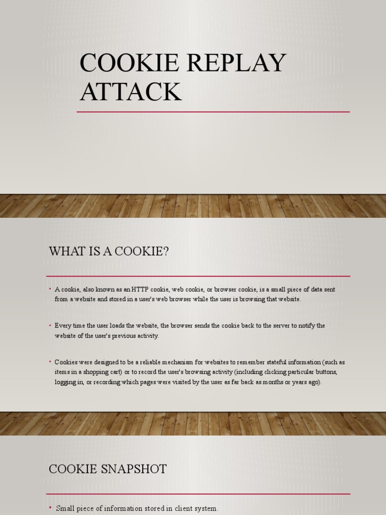 COOKIE REPLAY ATTACK PREVENTION PDF Http Cookie Computer Mediated