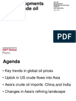 Key Developments in Asia Crude Oil Markets