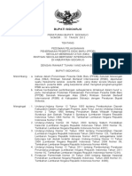 Bupati Sidoarjo Peraturan Bupati Sidoarjo Nomor - 13 Tahun 2012 Tentang