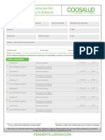 Formato de Transcripción de Incapacidad o Licencia COOSALUD