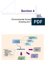 Section 4: Environmental Screening, Scoping and TOR