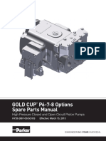 Gold Cup P6-7-8 Options Spare Parts Manual Gold Cup P6-7-8 Options Spare Parts Manual