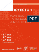 Aprende en casa con proyectos interdisciplinarios