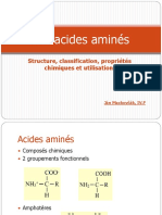 Les acides aminés