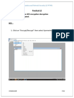 Practical-12 AIM: - Perform DES or AES Encryption-Decryption Techniques With Cryptool