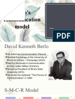 Berlo's Communication Model: Group 4