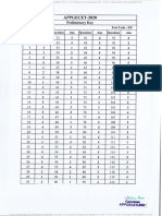 APPGECET-2020: Prelim Nary Key